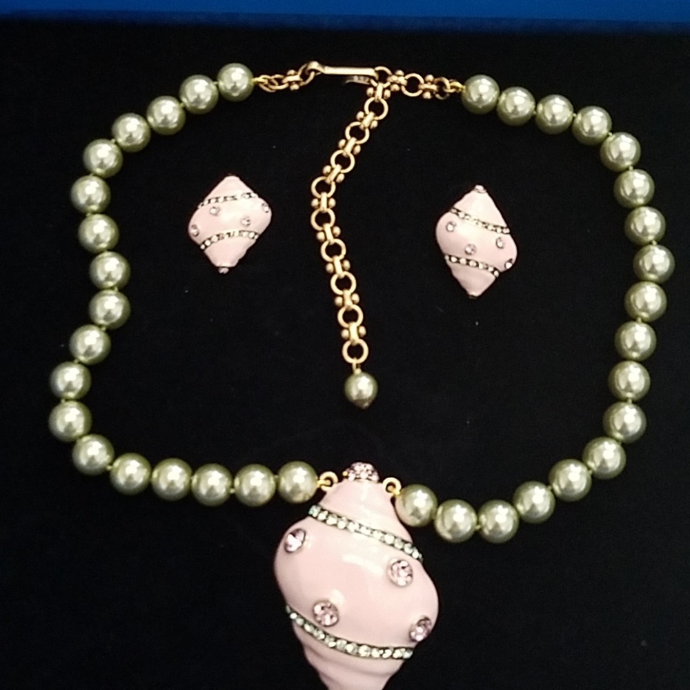 Heidi Daus Simulated Pearl Seashell Set - Picture 4 of 4